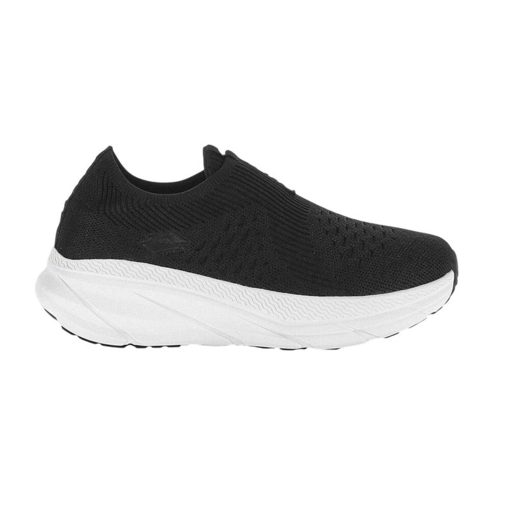 Lotto Womens/Ladies Run 100 Knitted Memory Foam Sneakers / All Black
